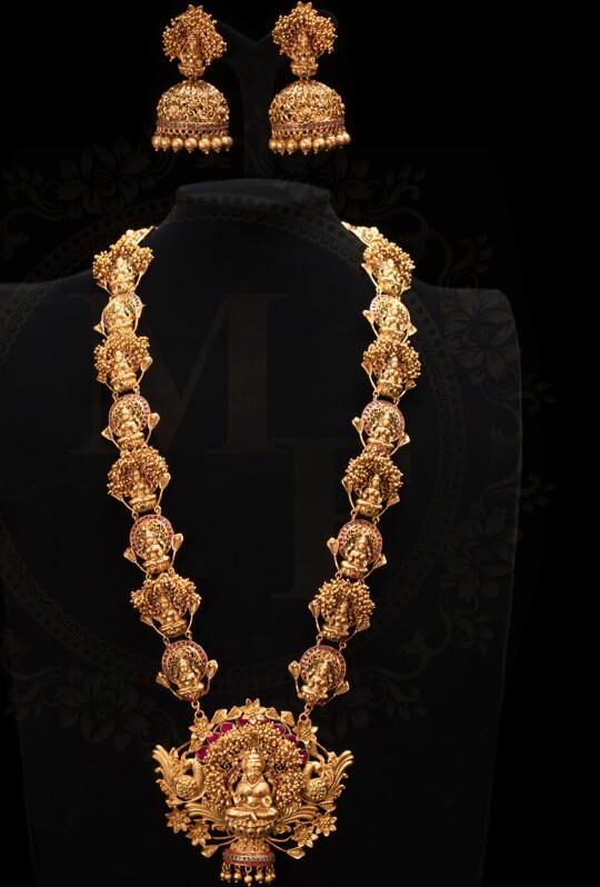Long Laxmi Antique Haram – SudhiFashionHub