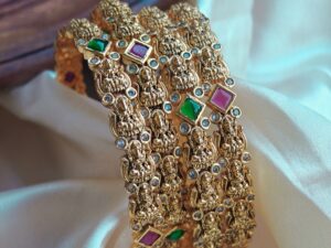 Temple Design Combo Bangles-SFH54