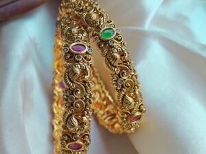 Peacock Design Bangles- SFHPB49