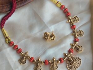 Temple Coral Necklace-SFHTC55