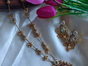 Polki Kundan Necklace-SFHPK222