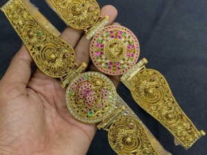 Interchangable 2 in 1 Jadau Pendant Hipbelt